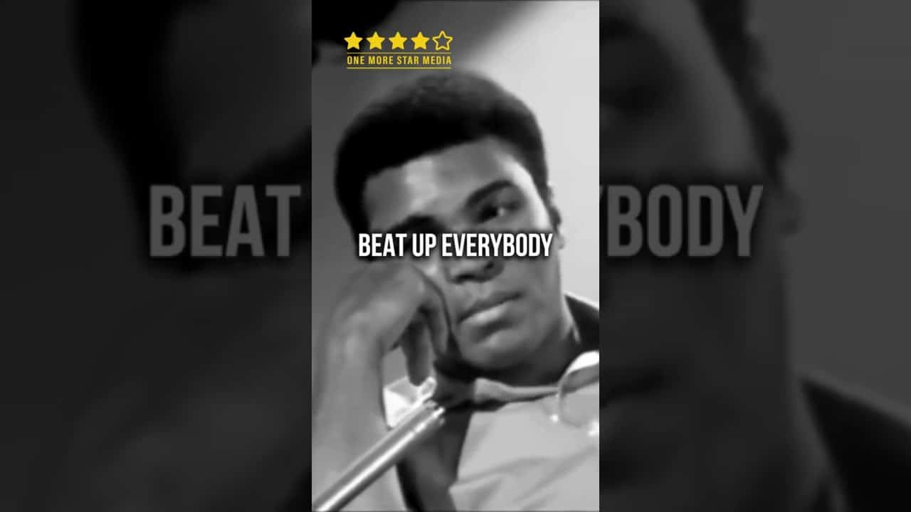image for watch this clip from the legend muhammad ali. shorts, onemorestarmedia, smallmediumbusiness